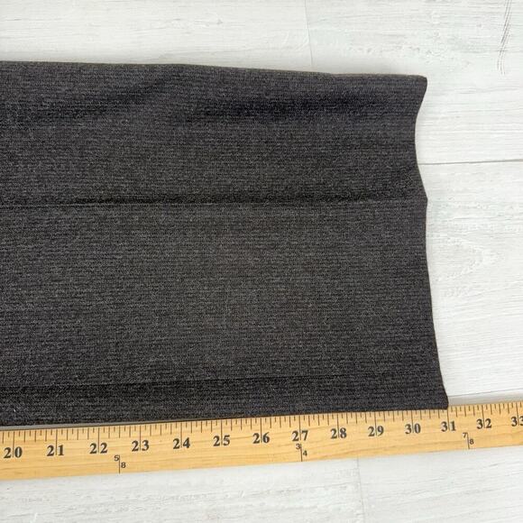 Akris Size 29 Straight Leg High Rise Dress Pant Trousers Gray Wool Preppy Office - Picture 11 of 13